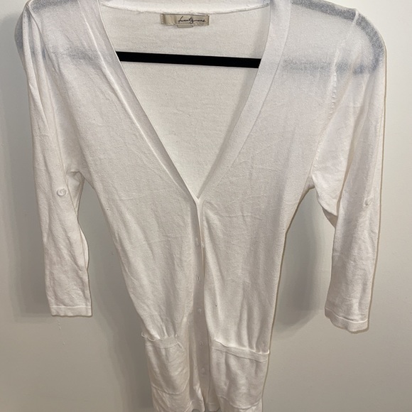 Forever 21 Cardigan Size S Color Cream - Picture 2 of 9